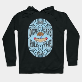 Dachshund Cars Rule the Road Hoodie